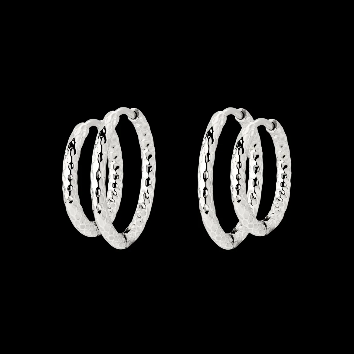 Prism Hoop Bundle Silber