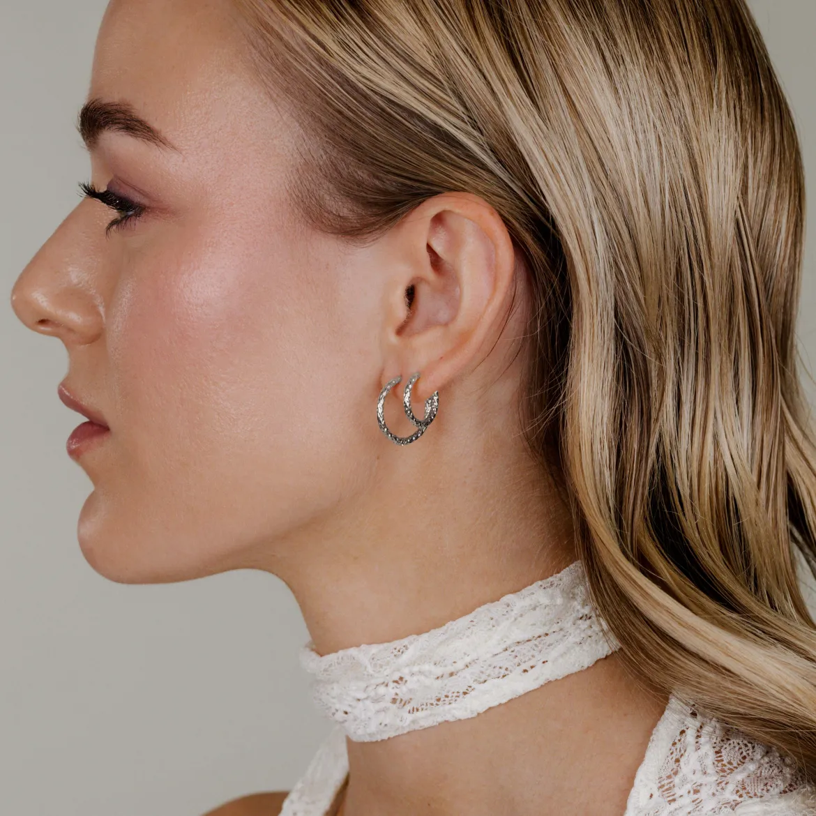 Prism Hoop Bundle Silber