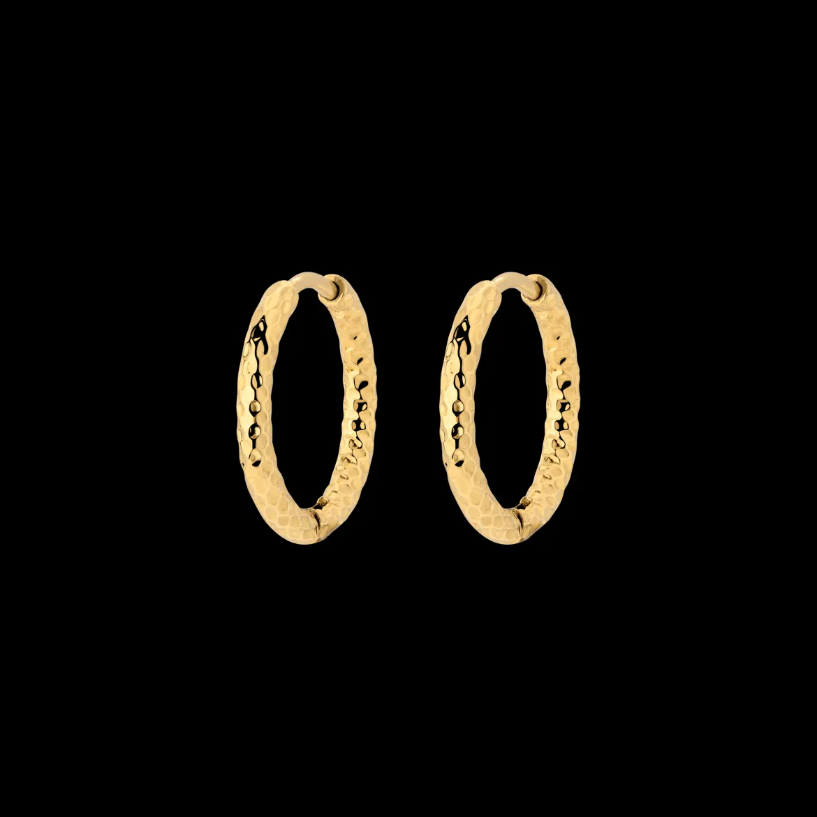 Prism Hoops Small Gold