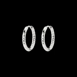 Prism Hoops Small Silber