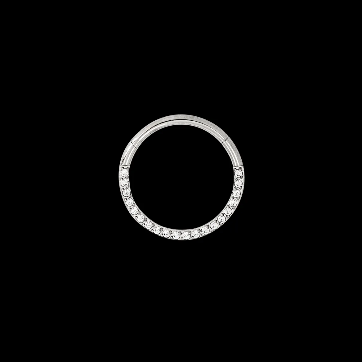 Radiant Click Piercing Silber