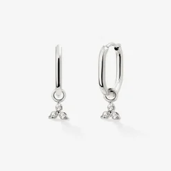 Rayos Oval Hoops Baby Silber
