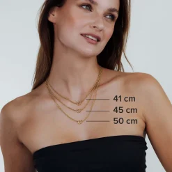 Rope Chain Charm Necklace Set