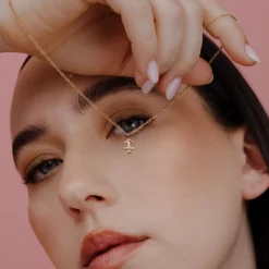 Sagittarius Bubble Necklace Roségold