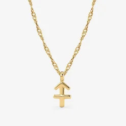 Sagittarius Bubble Necklace Gold