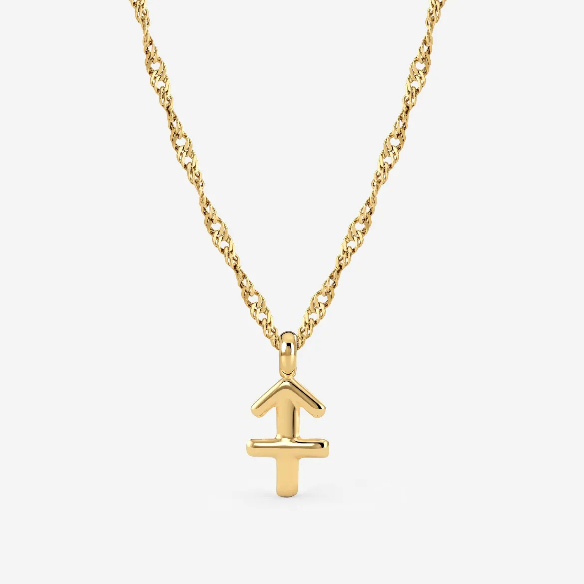 Sagittarius Bubble Necklace Gold