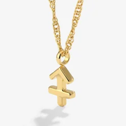 Sagittarius Bubble Necklace Gold