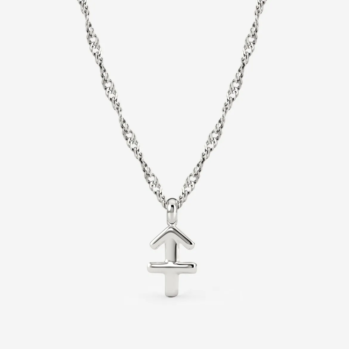 Sagittarius Bubble Necklace Silber