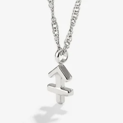 Sagittarius Bubble Necklace Silber