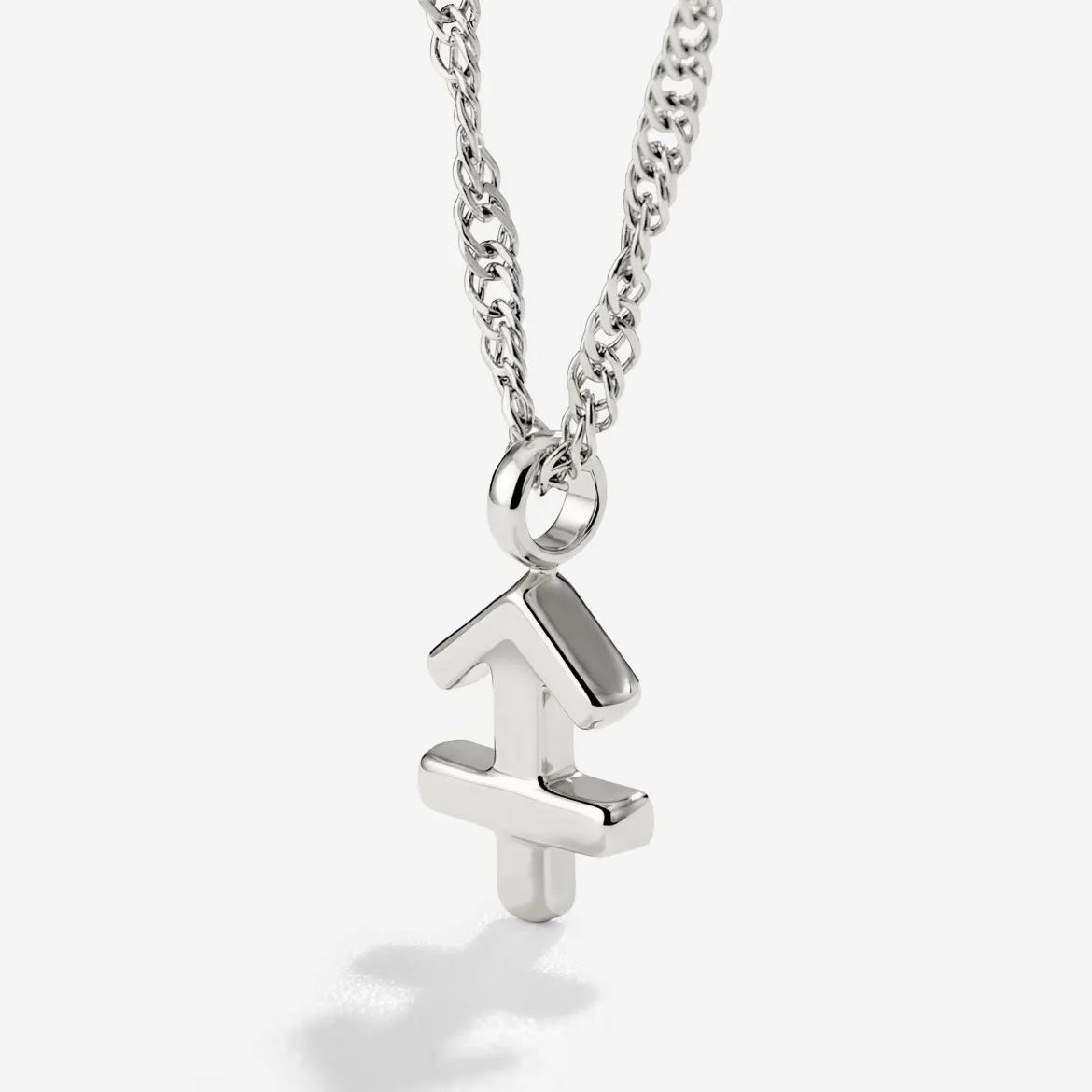 Sagittarius Bubble Necklace Silber