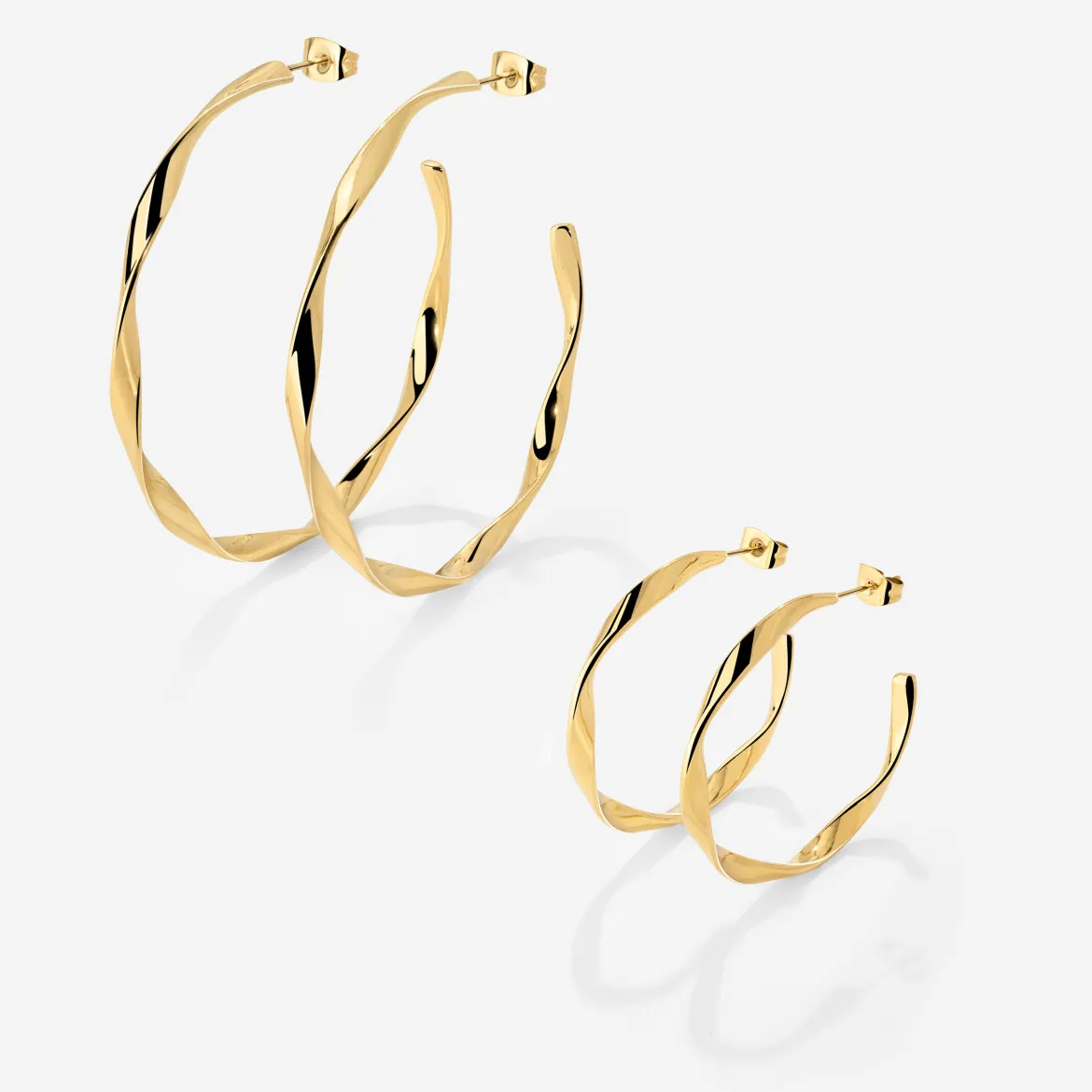 Sahira Hoop Bundle Gold