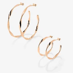 Sahira Hoop Bundle Roségold