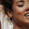 Sahira Hoop Bundle Roségold