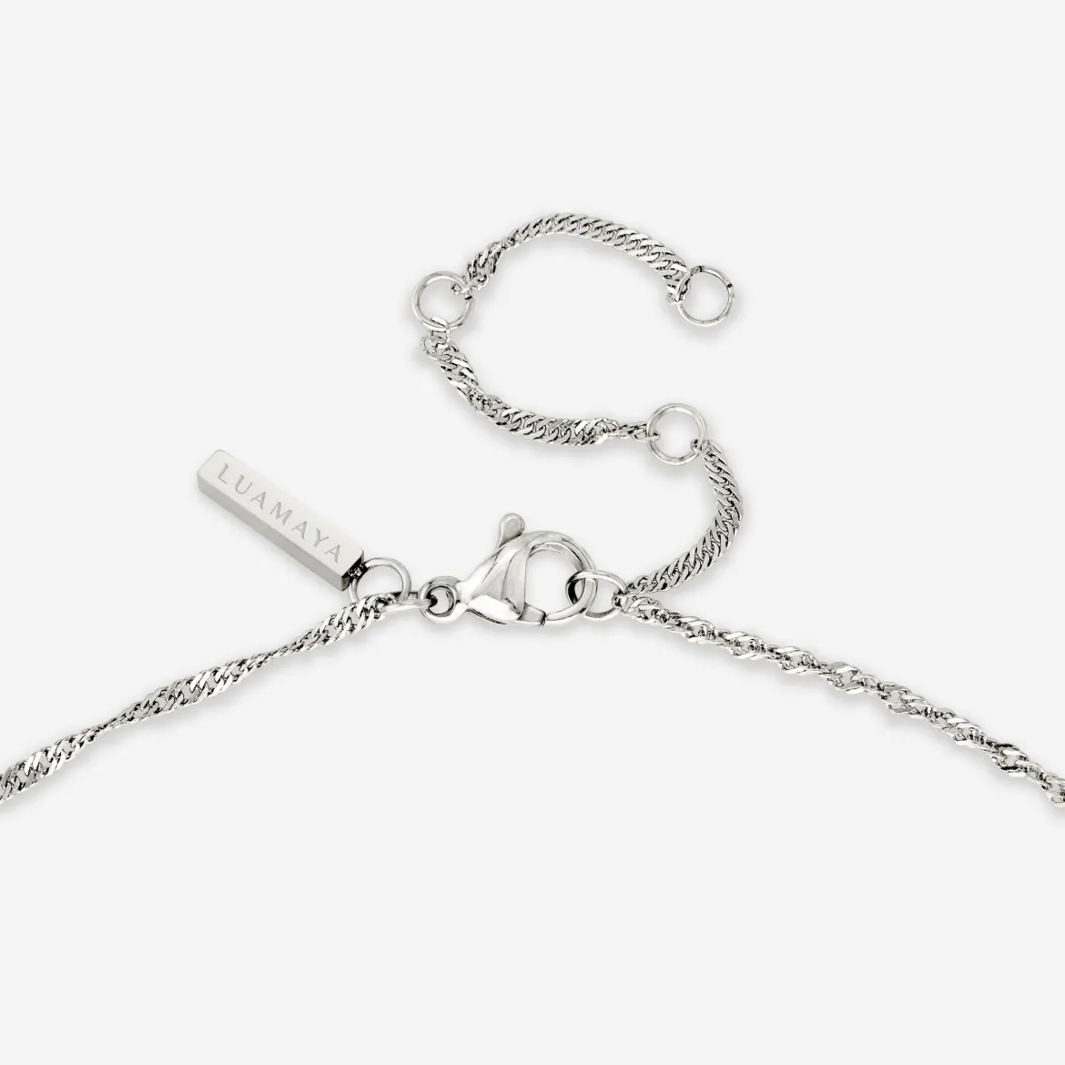 Saints Cross Necklace Silber