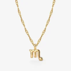 Scorpio Bubble Necklace Gold