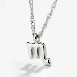 Scorpio Bubble Necklace Silber
