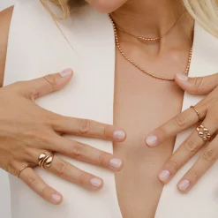 Sculpted Touch Ring Roségold