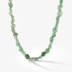 Sea Glass Necklace Gold