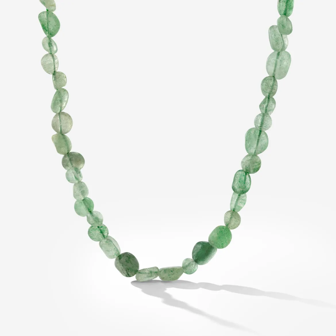 Sea Glass Necklace Gold