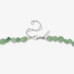 Sea Glass Necklace Silber