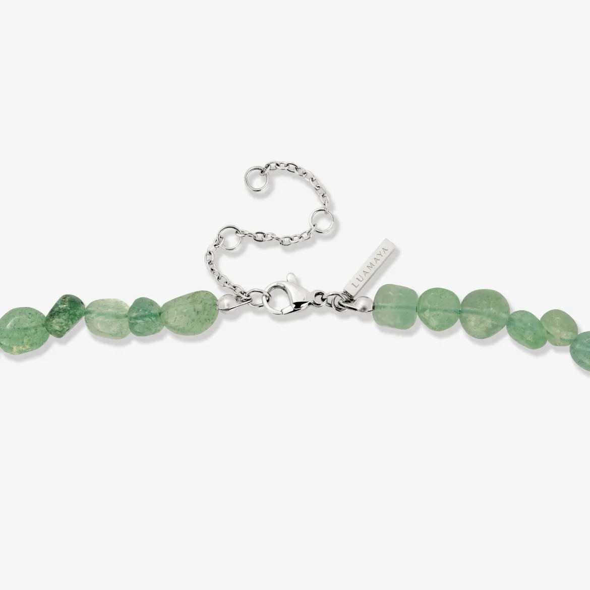 Sea Glass Necklace Silber