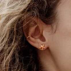 Sea Star Studs Roségold