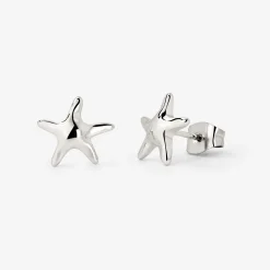 Sea Star Studs Silber