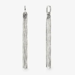 Sea Strands Hoop Set Small Silber
