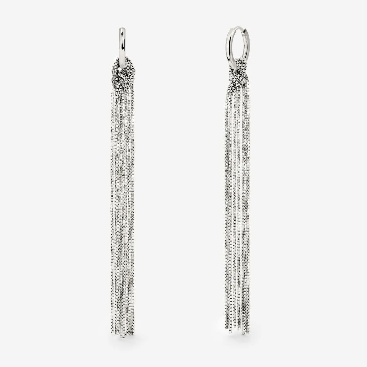 Sea Strands Hoop Set Small Silber