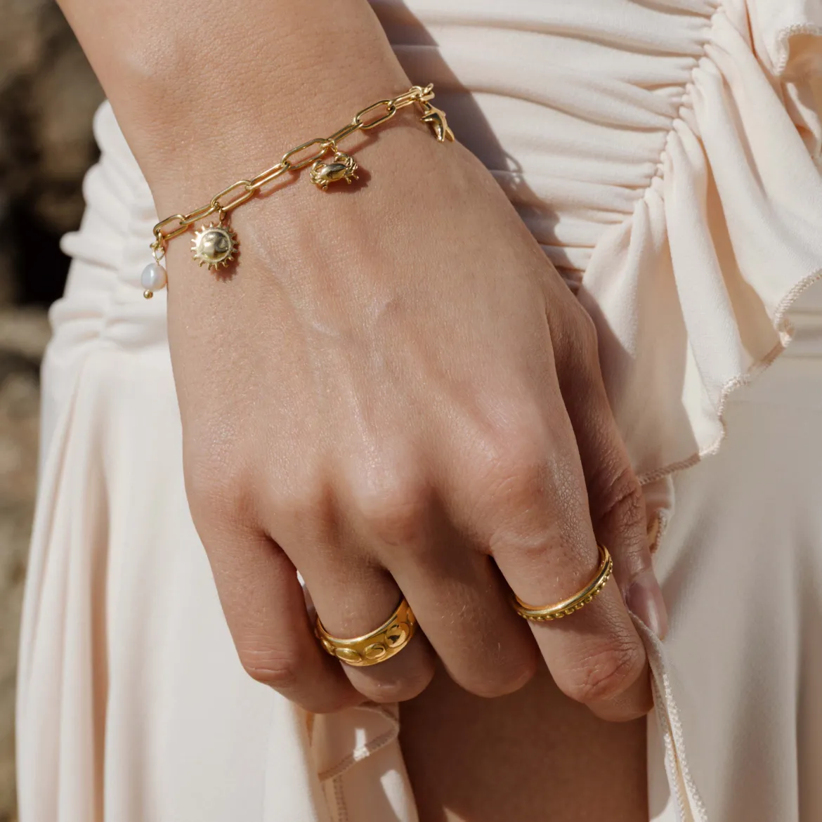 Seaside Treasures Bracelet Gold