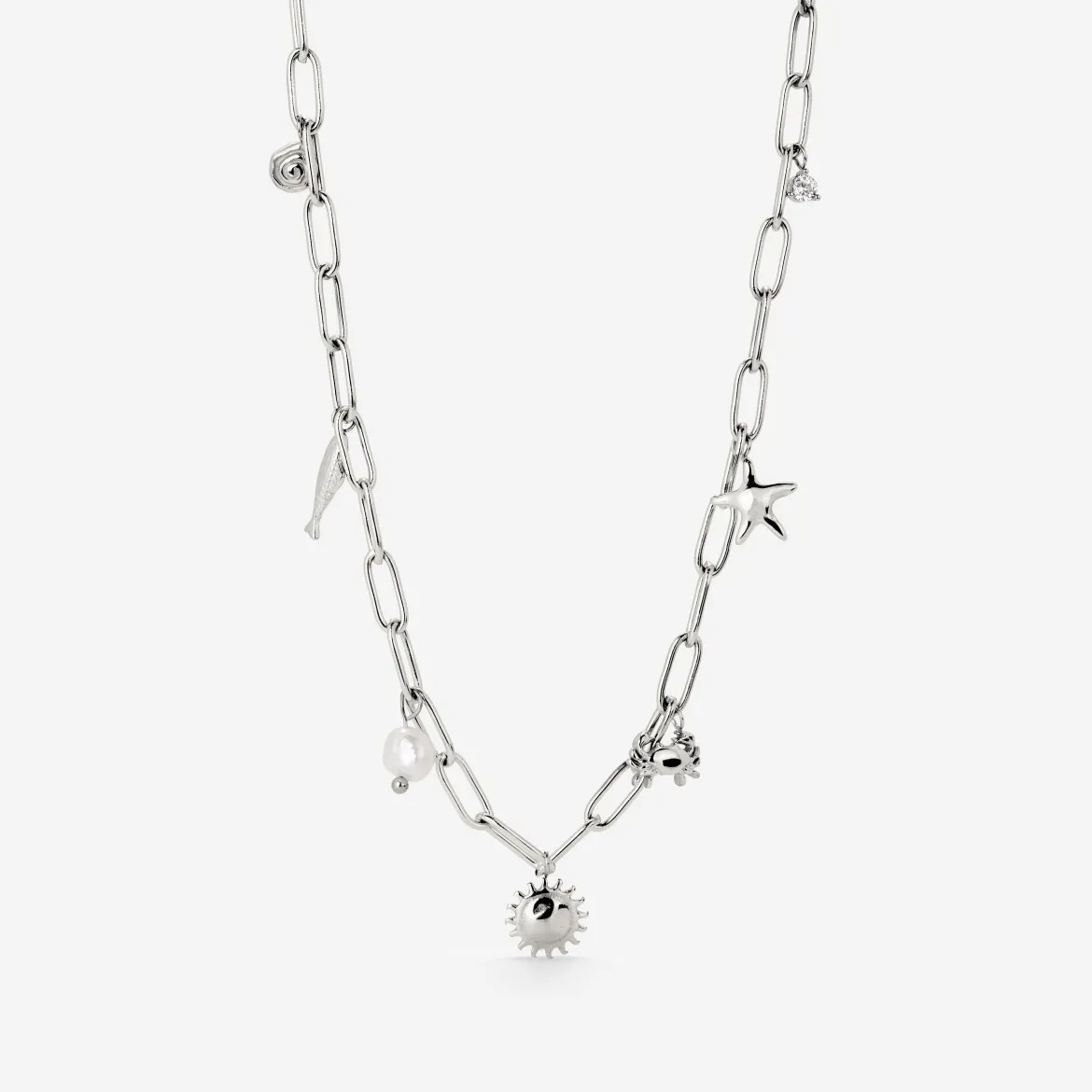 Seaside Treasures Necklace Silber
