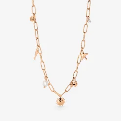 Seaside Treasures Necklace Roségold