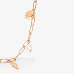Seaside Treasures Necklace Roségold
