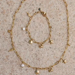 Seaside Treasures Necklace Roségold