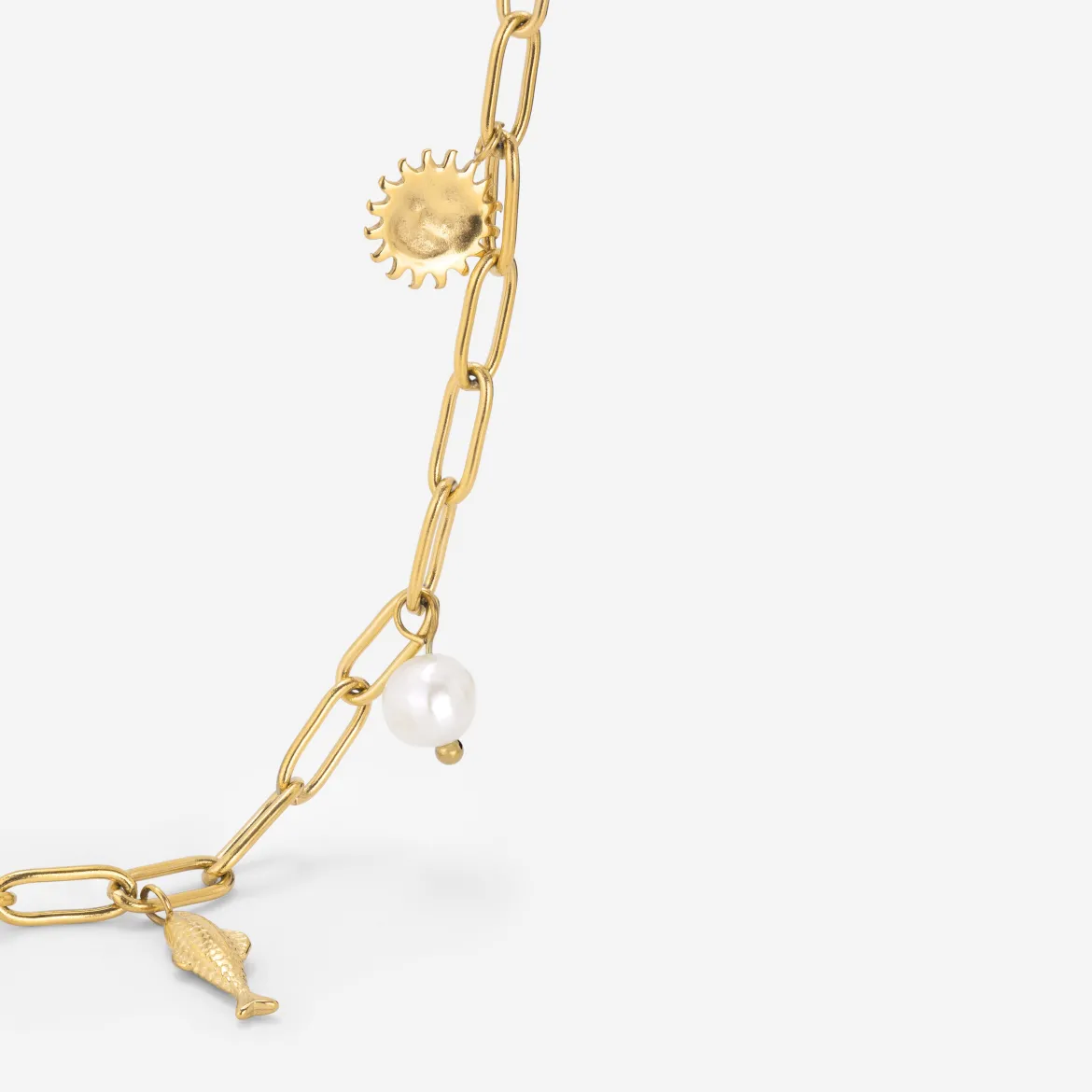 Seaside Treasures Necklace Gold
