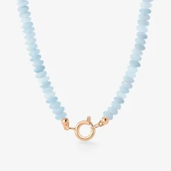 Seastone Charm Necklace Roségold