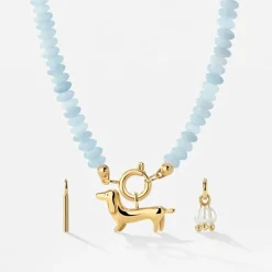 Seastone Charm Necklace Set