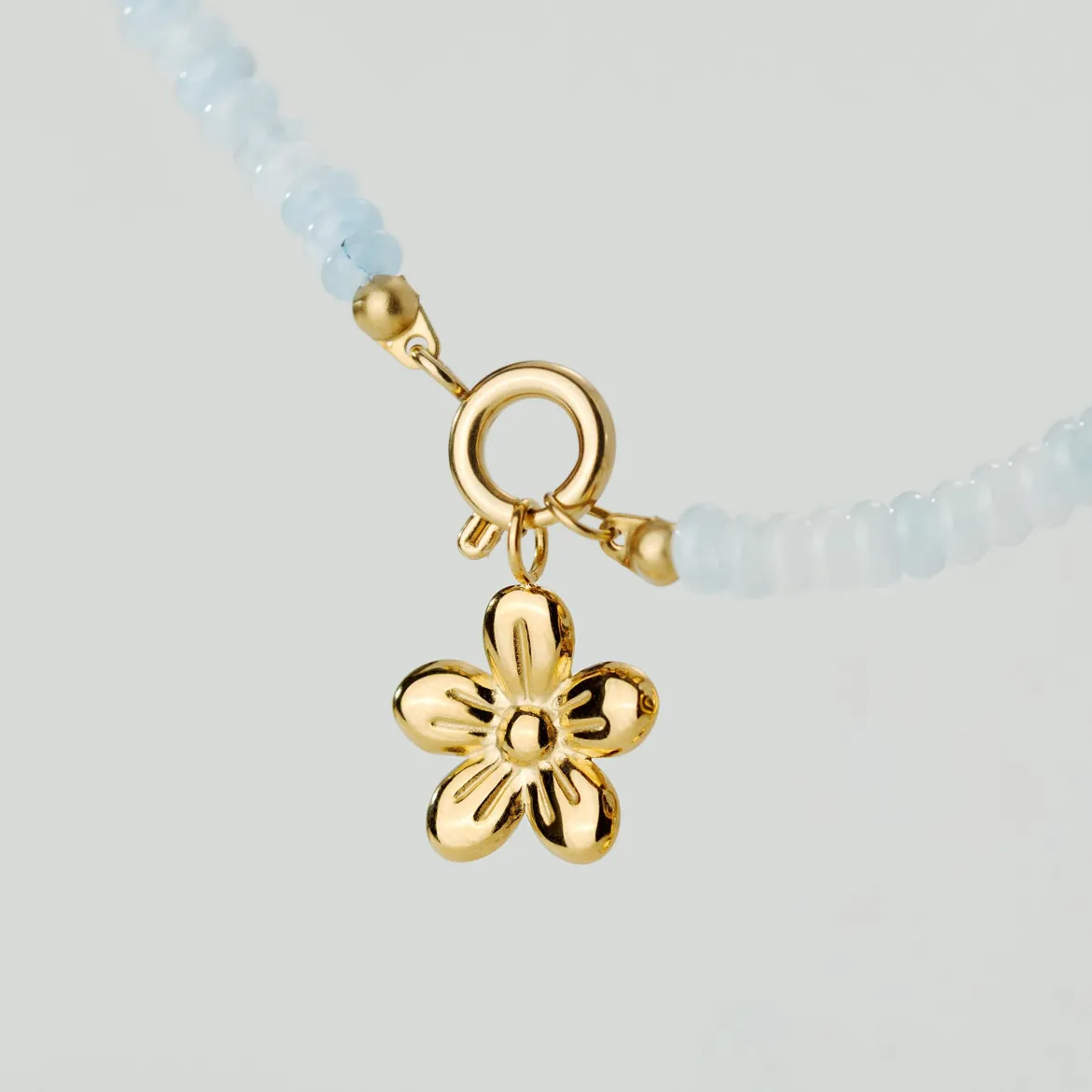 Seastone Charm Necklace Set