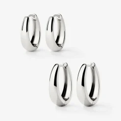 Seeker Hoop Bundle Silber