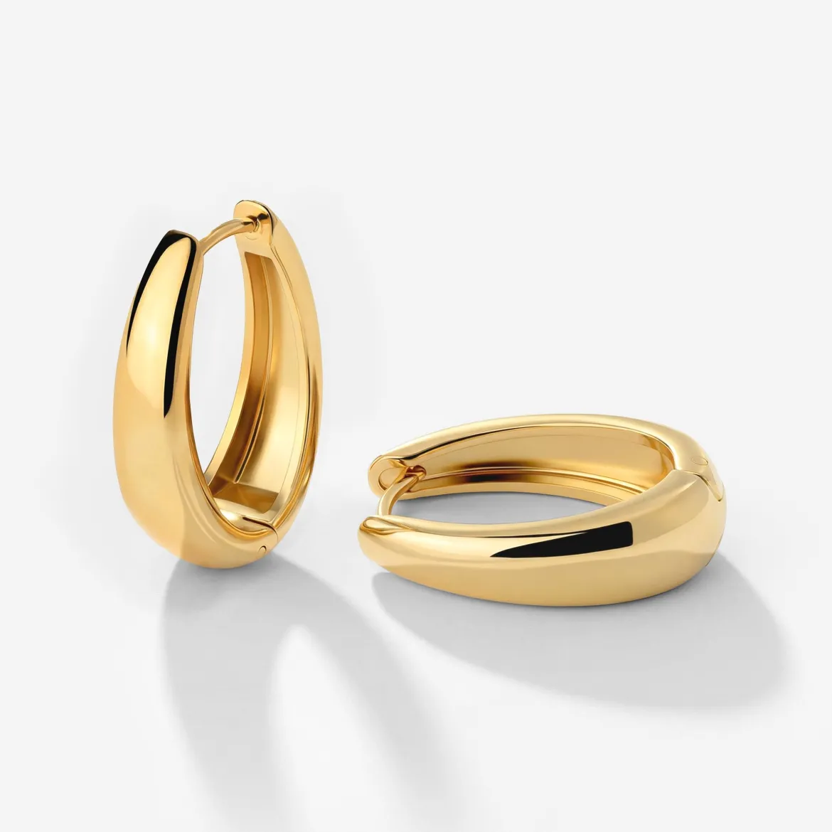 Seeker Hoops Medium Gold