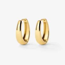 Seeker Hoops Small Gold