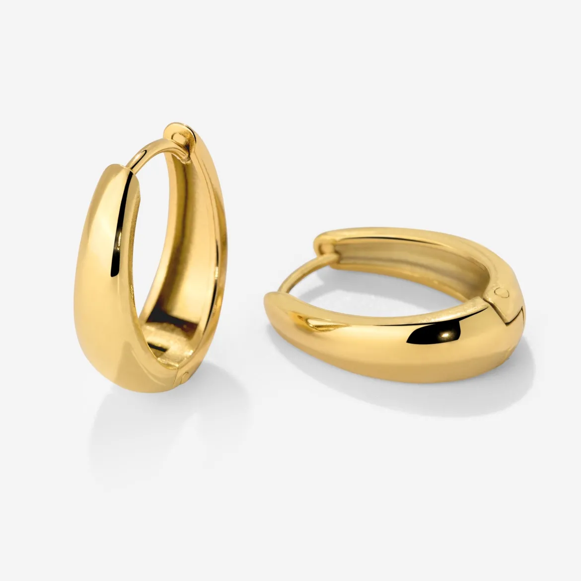 Seeker Hoops Small Gold