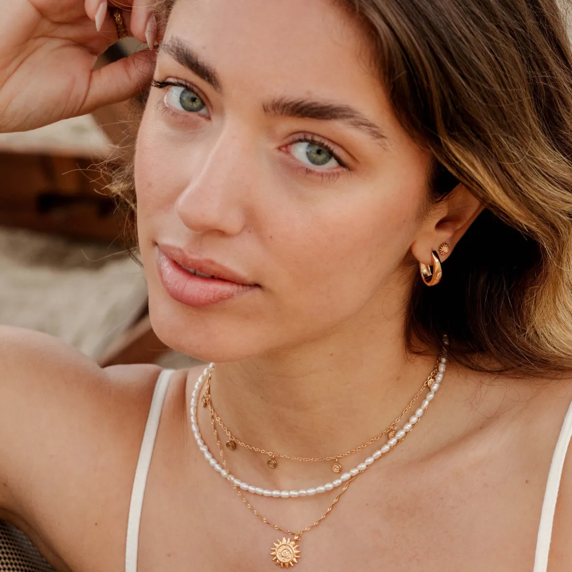 Seeker Hoops Small Roségold