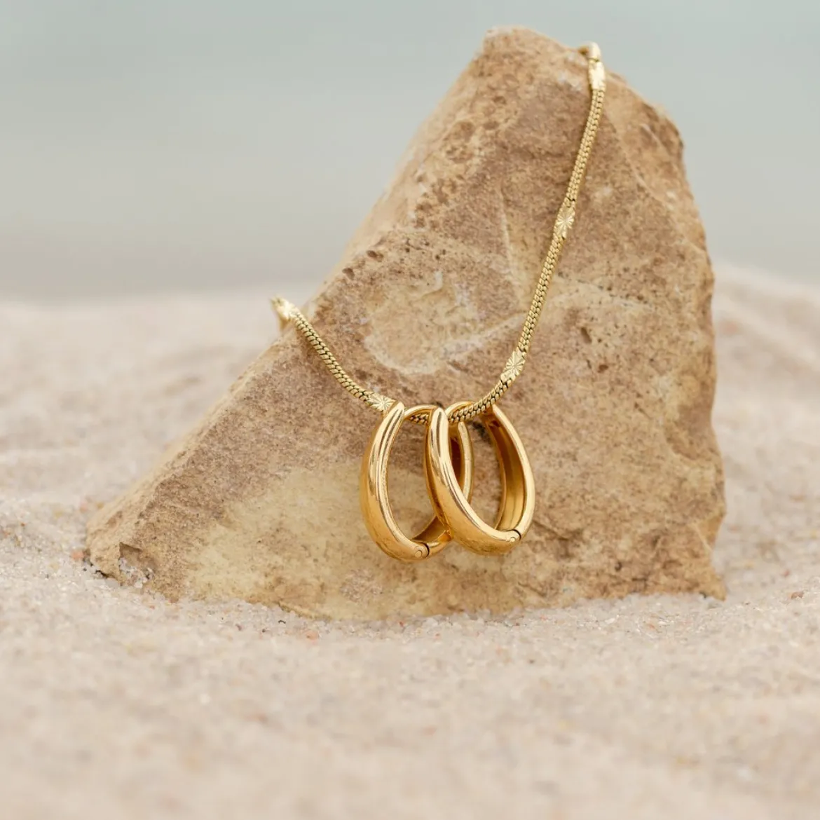 Seeker Hoops Small Roségold