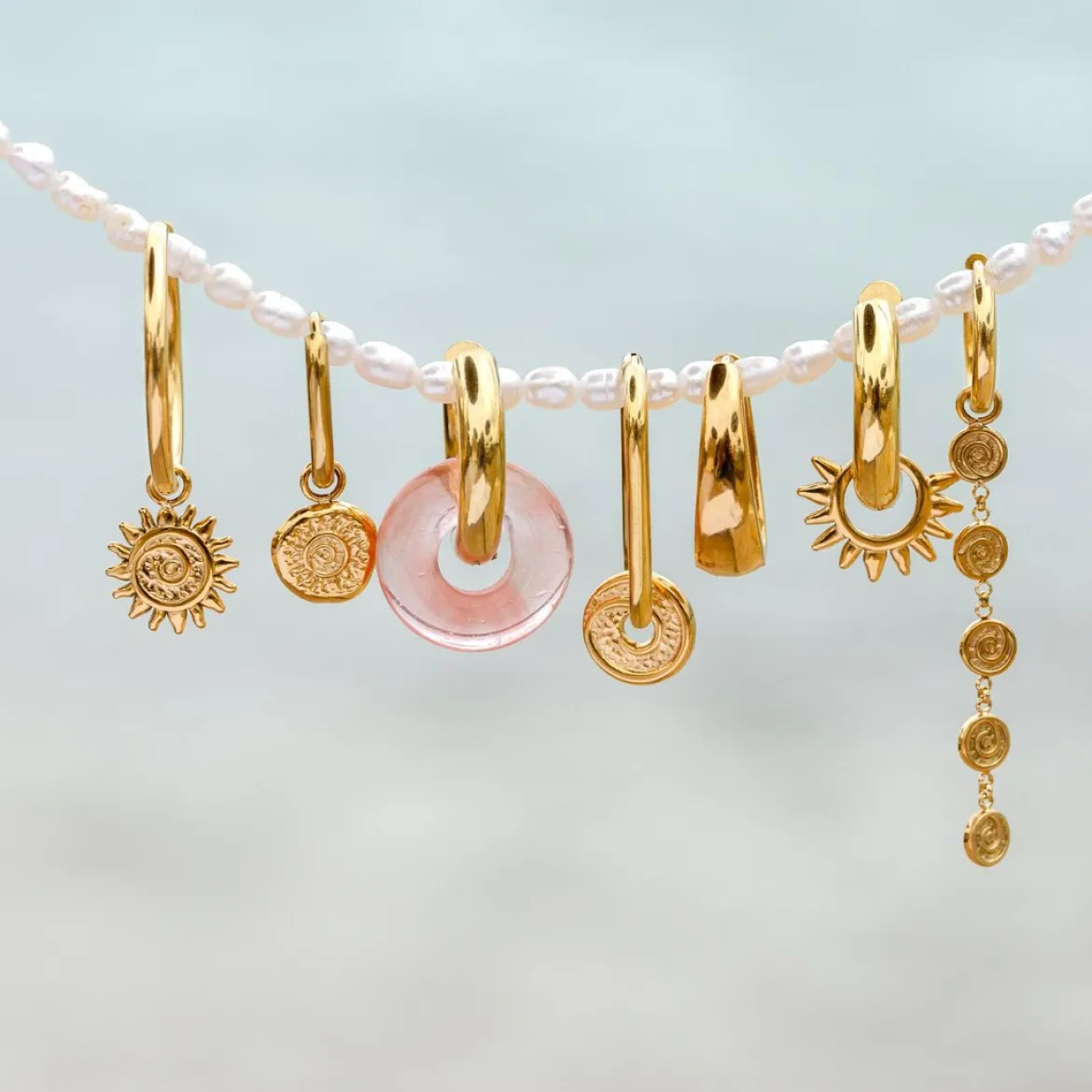 Seeker Hoops Small Roségold