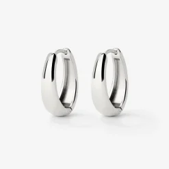 Seeker Hoops Small Silber