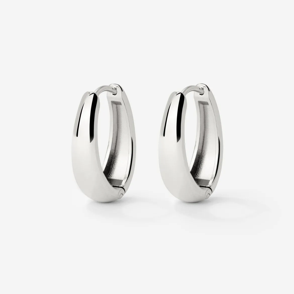 Seeker Hoops Small Silber