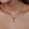Serpent Singapore Chain Necklace Set Gold