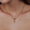 Serpent Singapore Chain Necklace Set Roségold
