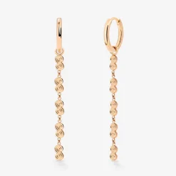 Serpent's Whisper Hoop Set Small Roségold